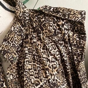 Leopard print dress